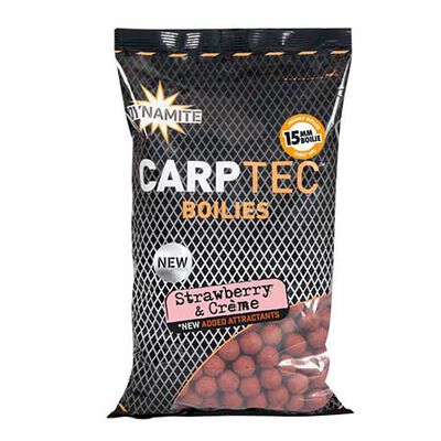 Bouillettes Dynamite Baits Carptec Strawberry et Creme 900gr - Denses | Pacific P&ecirc;che