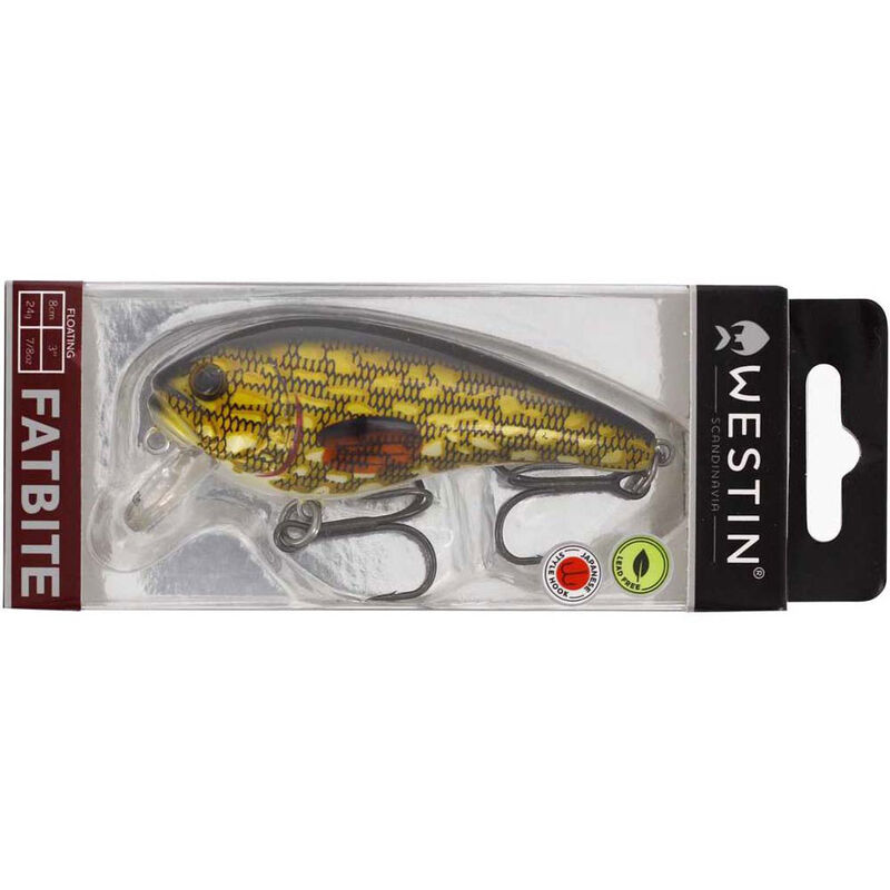 Leurre Dur Crankbait Westin Fatbite Crankbait 5.5cm, 8g - Crankbaits | Pacific P&ecirc;che