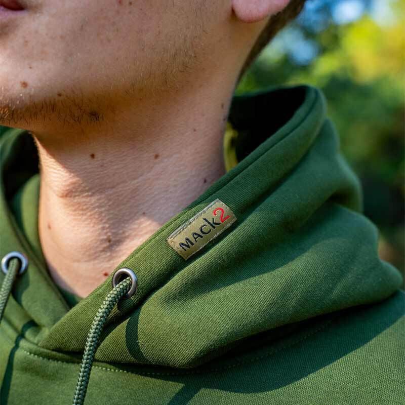 Hoodie Mack2 Carp Addict Kaki - Sweatshirts | Pacific P&ecirc;che