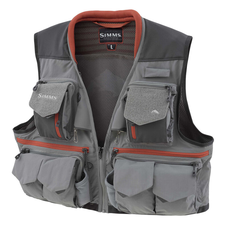 Gilet simms guide vest steel - Gilets de p&ecirc;che | Pacific P&ecirc;che