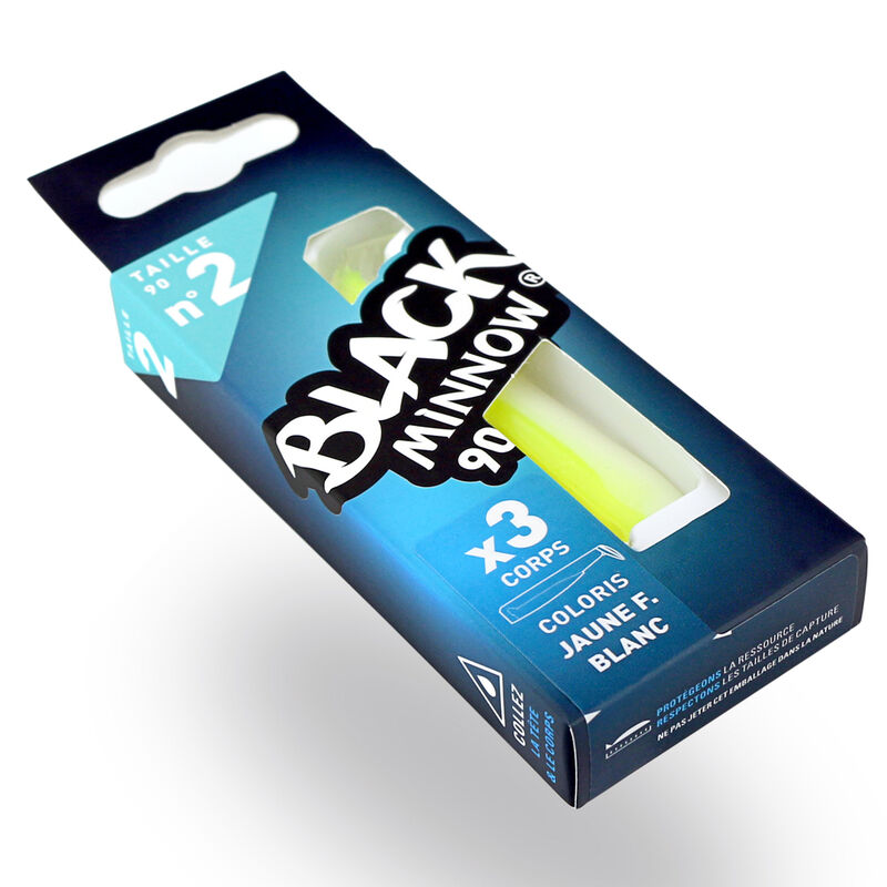 Leurre souple fiiish corps black minnow 90 9cm (x3) - Leurres souples | Pacific P&ecirc;che