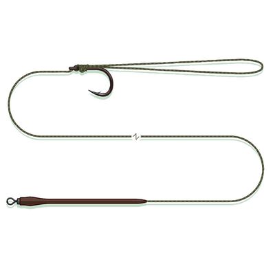 Bas de Ligne Madcat Standard Pellet Rig 65cm 0.95mm 84kg n&deg;2/0 - Bas de lignes mont&eacute;s | Pacific P&ecirc;che