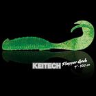 Leurre Souple Grub Keitech Flapper Grub 10,1cm (x7) - Grubs | Pacific P&ecirc;che