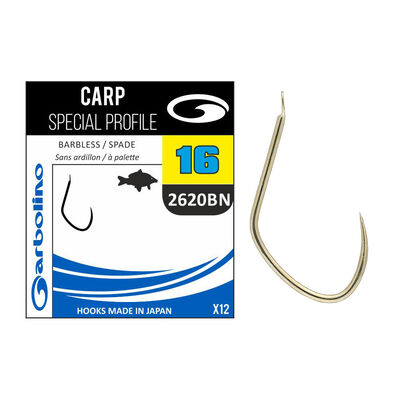 Hame&ccedil;ons Non-Mont&eacute;s GARBOLINO Carp Special Profile 2620BN - Hame&ccedil;ons non Mont&eacute;s | Pacific P&ecirc;che