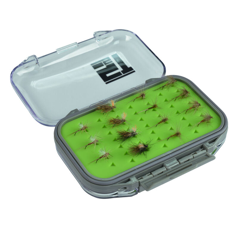Bo&icirc;te &agrave; mouche silverstone waterpro rubber twin/mini (capacit&eacute; 98 mouches) - Bo&icirc;tes Mouches | Pacific P&ecirc;che