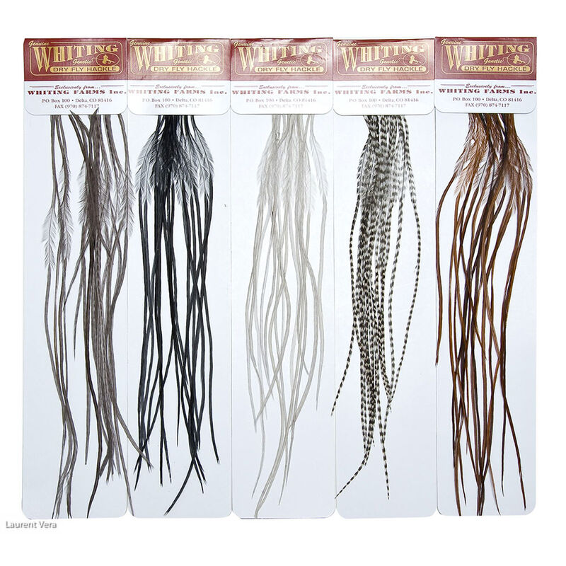 Fly tying plumes whiting microbarb silver g2 - Plumes | Pacific P&ecirc;che
