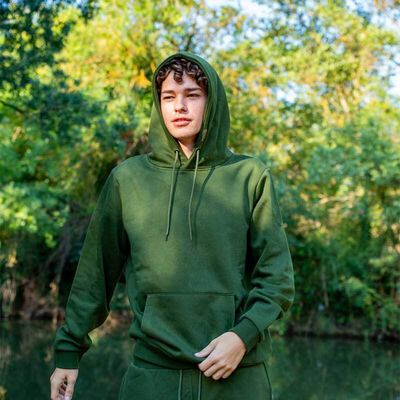 Hoodie Mack2 Carp Addict Kaki - Sweatshirts | Pacific P&ecirc;che