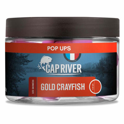 Pop Up Cap River Gold Crayfish 18mm Rose - Flottantes | Pacific P&ecirc;che