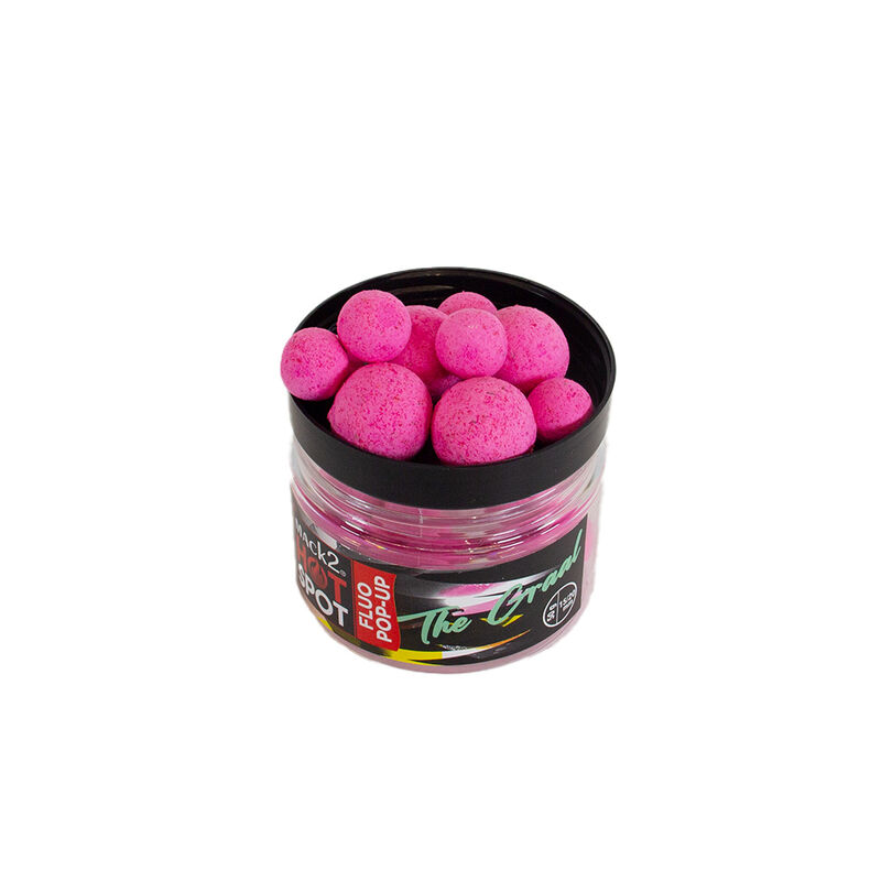 Pop up Mack2 Fluo Graal 15/20 mm - Flottantes | Pacific P&ecirc;che