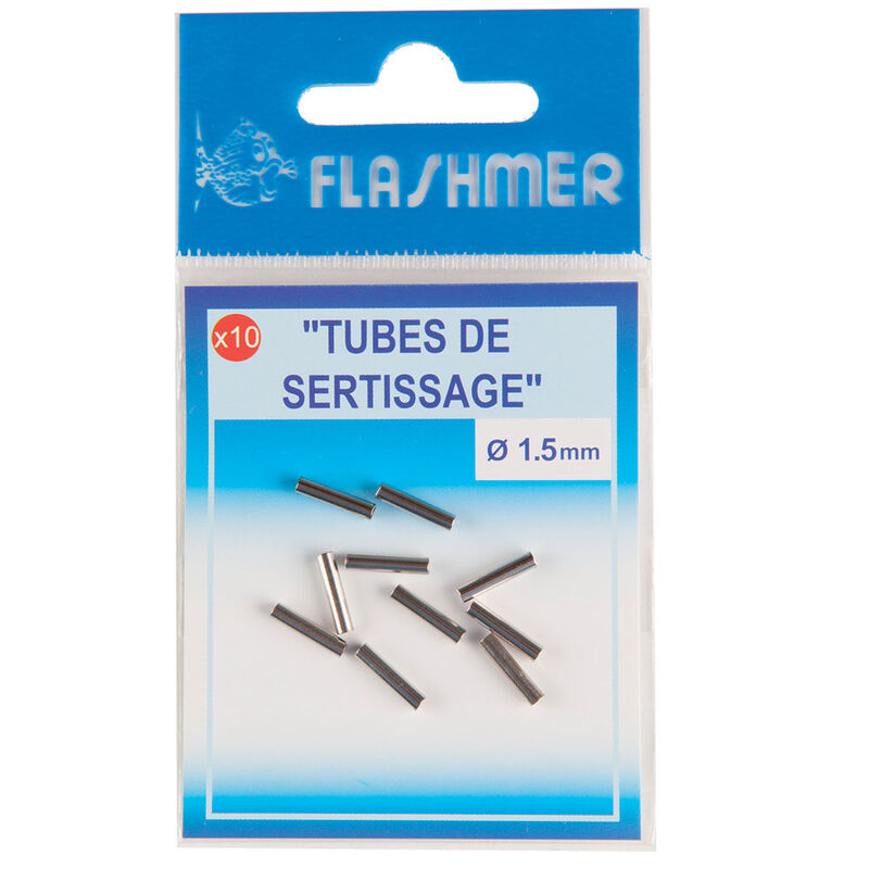 Sleeve inox flashmer (pochette de 10 pi&egrave;ces) - Sleeves/Cosses | Pacific P&ecirc;che