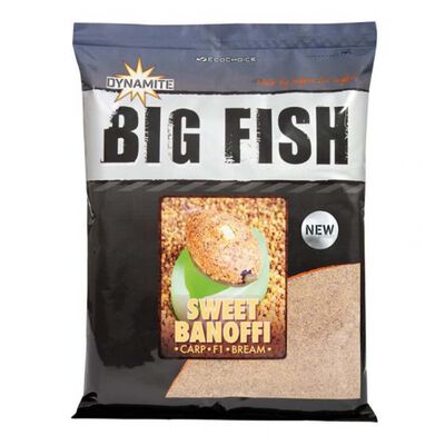 Amorce Dynamite Bait Big Fish Banoffi Groundbait 1.8kg - Farines | Pacific P&ecirc;che