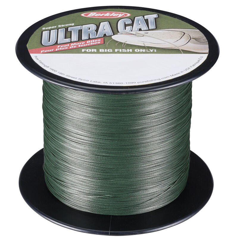 Tresse silure berkley ultra cat moss green - Tresses | Pacific P&ecirc;che