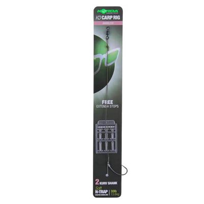 Bas de Ligne Korda N-Trap KD Rig Kurv 20lb Barbless - Bas de Ligne Mont&eacute;s | Pacific P&ecirc;che