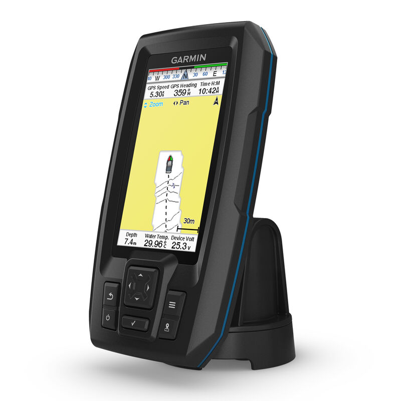 Sondeur Garmin Striker plus 4 sonde bi-faisceaux - Sondeurs | Pacific P&ecirc;che