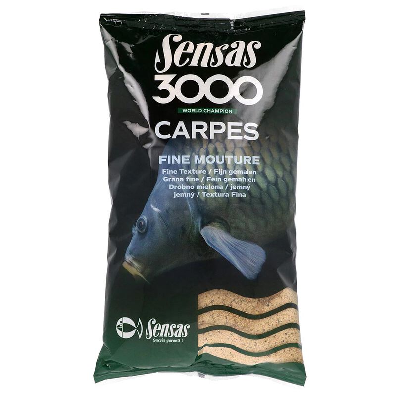 Amorce coup sensas 3000 fine mouture carpe - SENSAS | Pacific P&ecirc;che