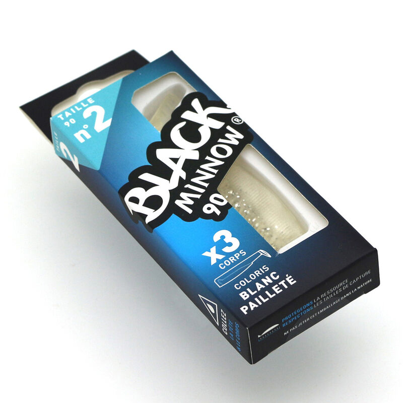 Leurre souple fiiish corps black minnow 90 9cm (x3) - Leurres souples | Pacific P&ecirc;che