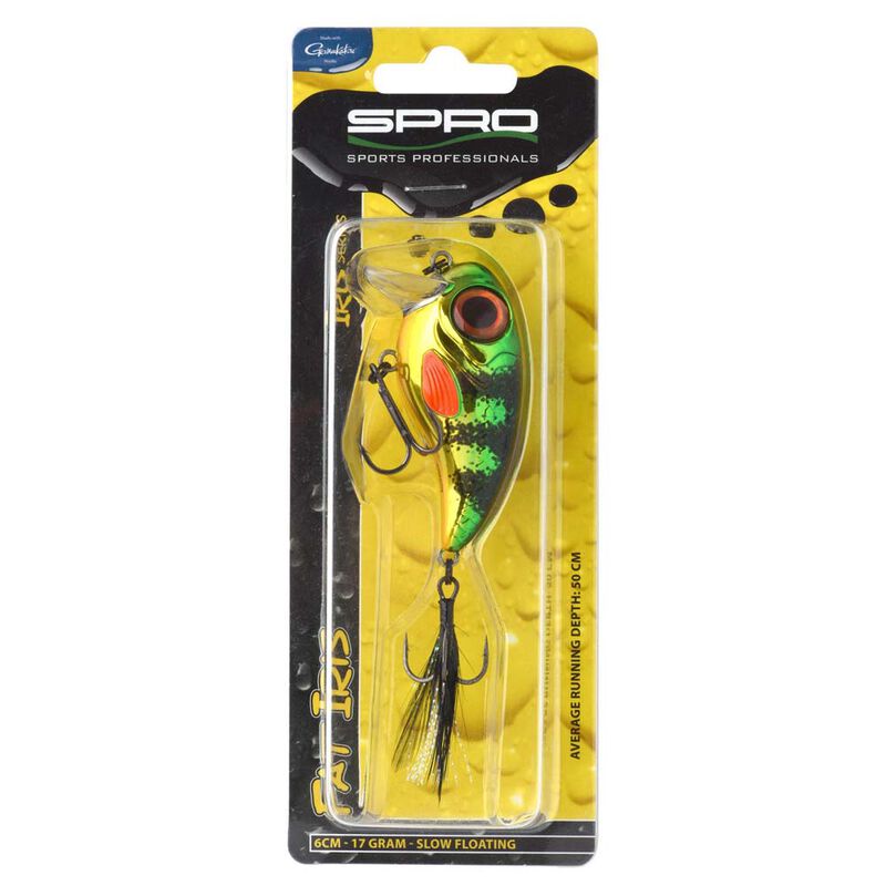 Leurre Dur Crankbait Spro Fat Iris 6cm, 17g - Crankbaits | Pacific P&ecirc;che