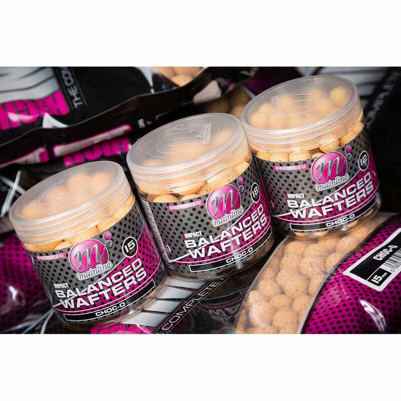 Bouillettes &eacute;quilibr&eacute;es carpe mainline high impact balanced wafters choc-o - Equilibr&eacute;es | Pacific P&ecirc;che