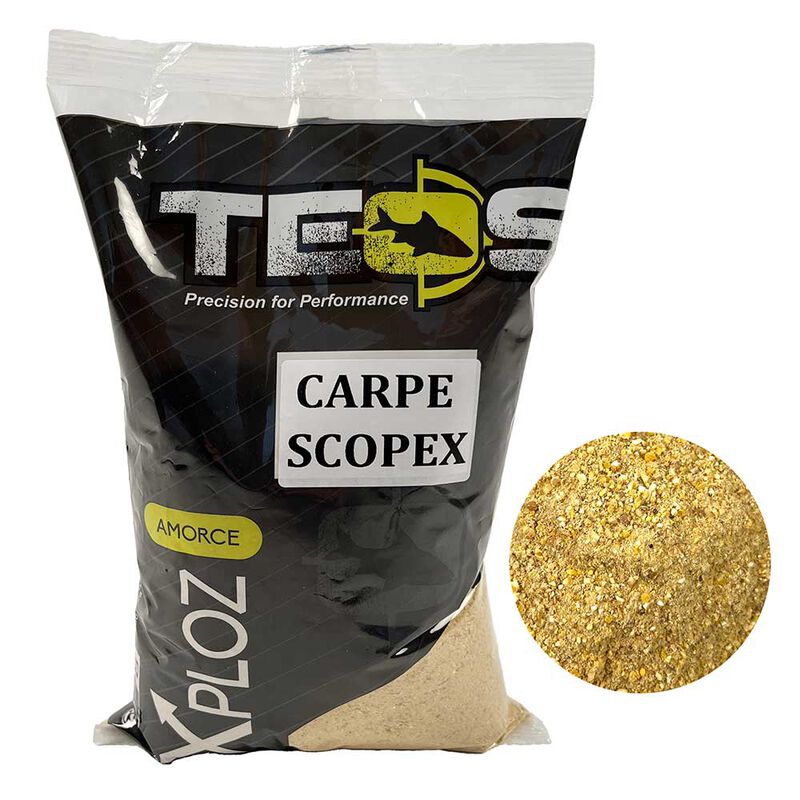 Amor&ccedil;e Teos Xploz Carpe Scopex 1kg - Amorces | Pacific P&ecirc;che