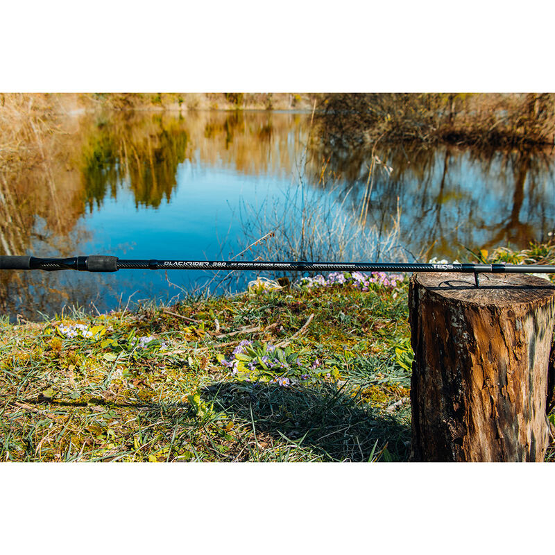 Canne Feeder TEOS Blackrider 390 XX Power Distance Feeder 50-160g - Cannes feeder | Pacific P&ecirc;che