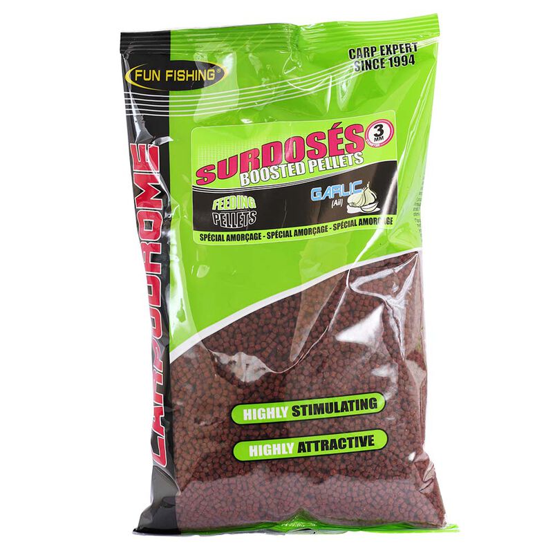 Pellets d'amor&ccedil;age coup fun fishing moelleux ail 700g 3mm - Pellets Mous | Pacific P&ecirc;che