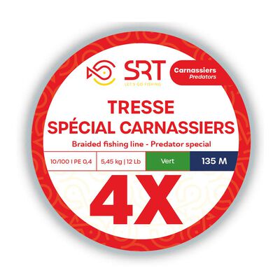 Tresse Sert x4 Moss Green 270m - Tresses | Pacific P&ecirc;che
