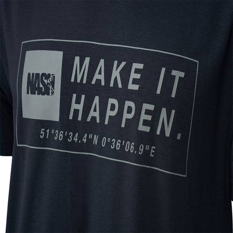 T-Shirt Nash Make it Coodinates Black - T-shirts manches courtes | Pacific P&ecirc;che
