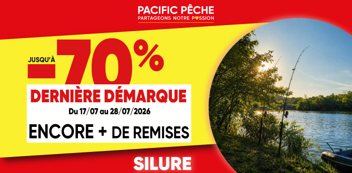 Soldes p&ecirc;che au silure jusqu'&agrave; -60%