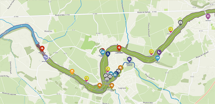 Carte application Geopeche