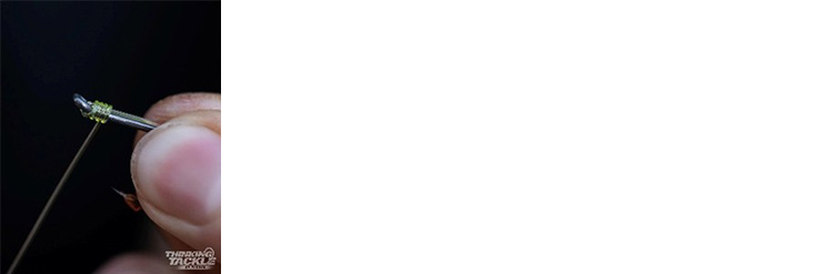 Étape du nœud sans nœud lors du montage Chod Rig