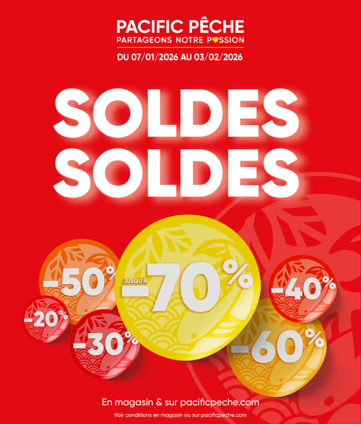 Soldes promos p&ecirc;che 