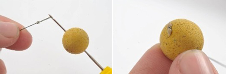 Étape de la fixation de l’appât Étape de la fixation de l’appât