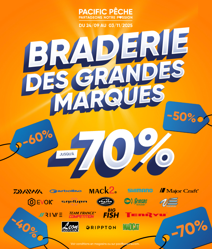 Braderie des grandes marques jusqu'&agrave; -70% !