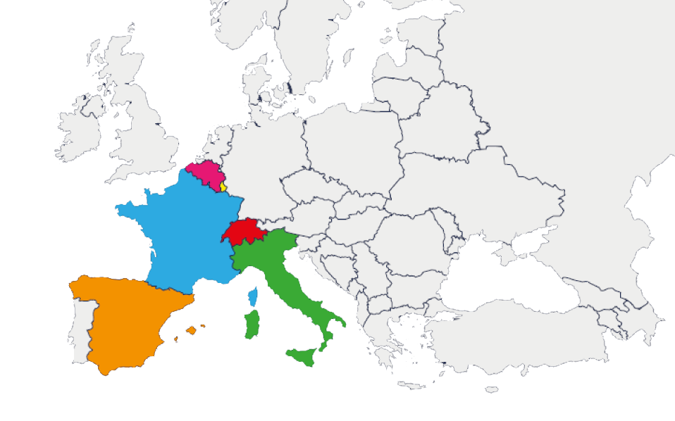 Carte des opportunités d’implantation en Europe