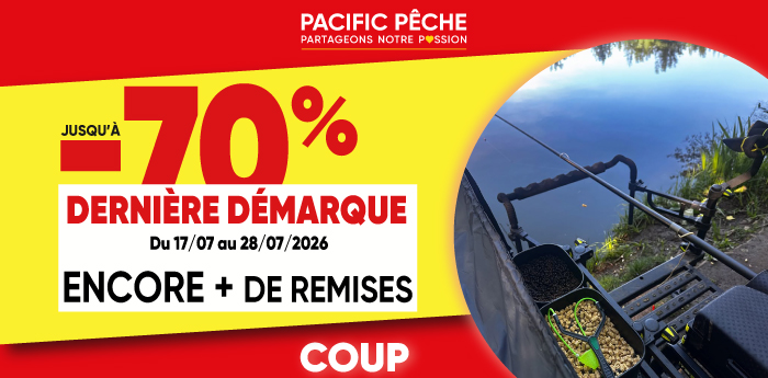 Soldes p&ecirc;che au coup jusqu'&agrave; -70%