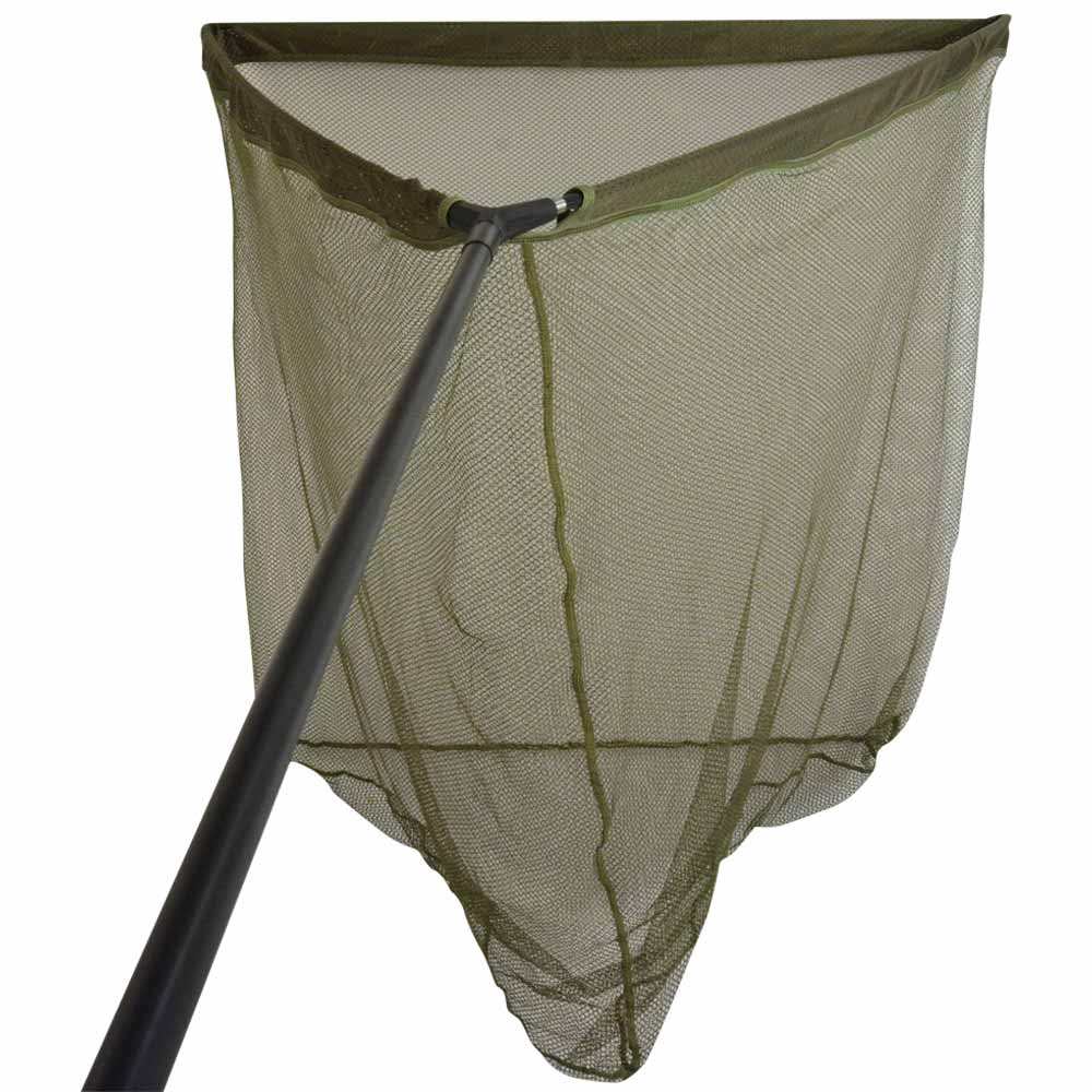 Épuisette Pêche Carpe NGT 106,7 Cm Noire Et Verte Avec Sac à Épuisette Et Bloc Répartiteur - Filet Luxueux