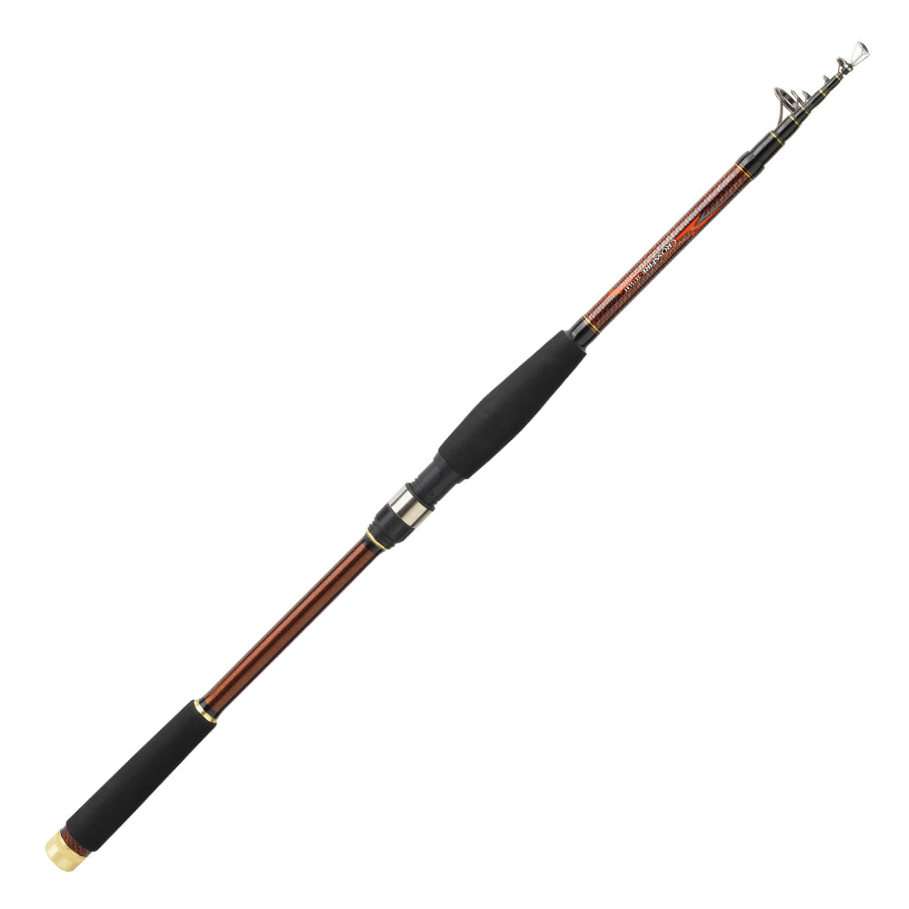 Canne à Pêche Téléscopique Daiwa Crossfire 24 T SL - 2,4 M, 130 G, Portée 15-60 G, Pour Carnassiers